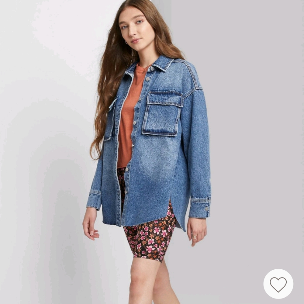 Target Wild Fable Jean Shacket XL